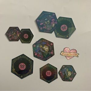 Holographic Ritual coin sticker lot